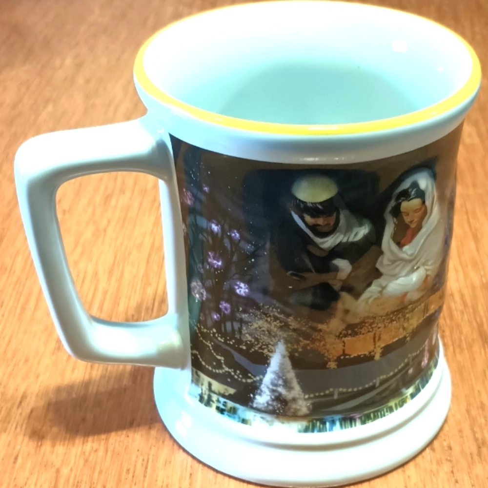 Creation Museum Mug Answers In Genesis Christmas Town Religion Christian Texture